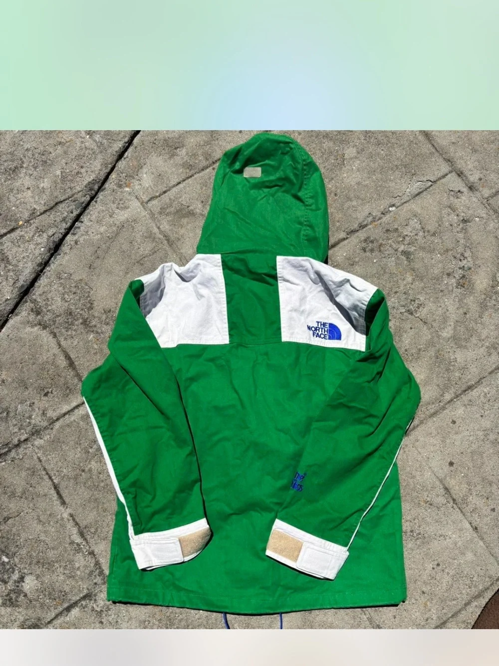 The North Face x Online Ceramics Green & White Outdoor Jacket